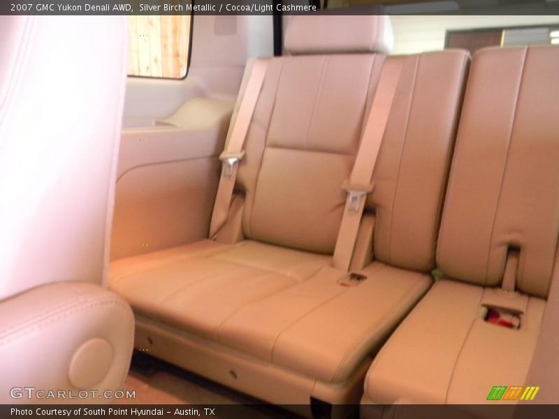 Silver Birch Metallic / Cocoa/Light Cashmere 2007 GMC Yukon Denali AWD