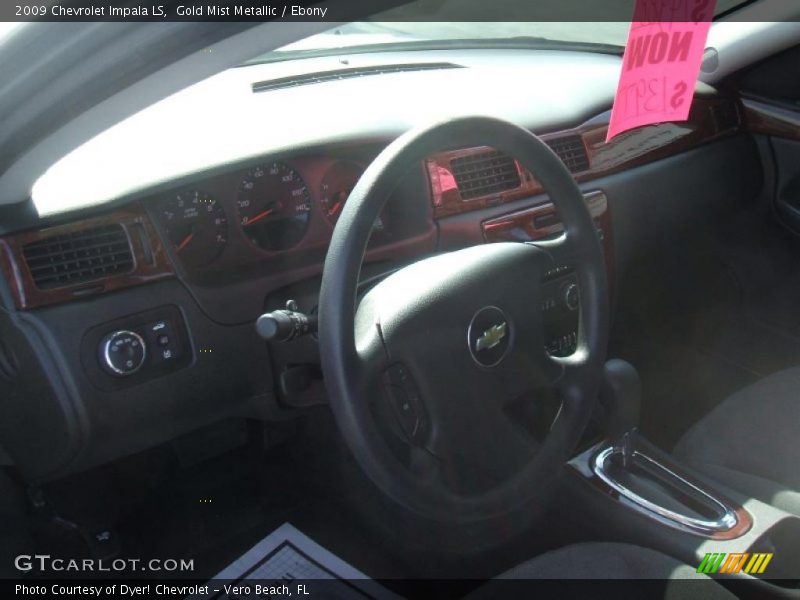 Gold Mist Metallic / Ebony 2009 Chevrolet Impala LS