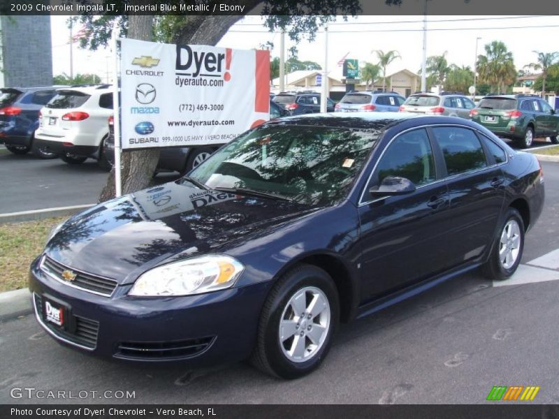 Imperial Blue Metallic / Ebony 2009 Chevrolet Impala LT