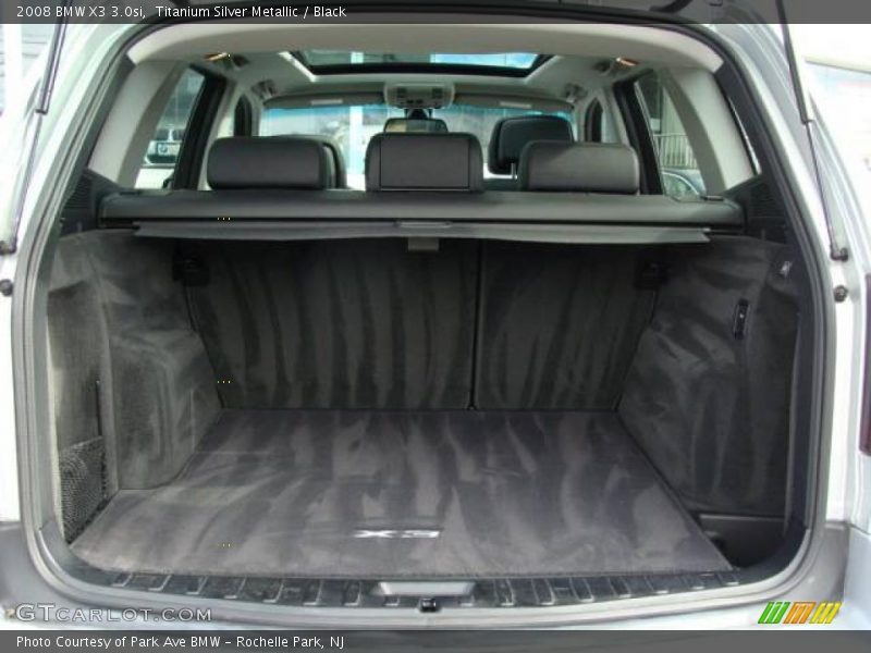 Titanium Silver Metallic / Black 2008 BMW X3 3.0si