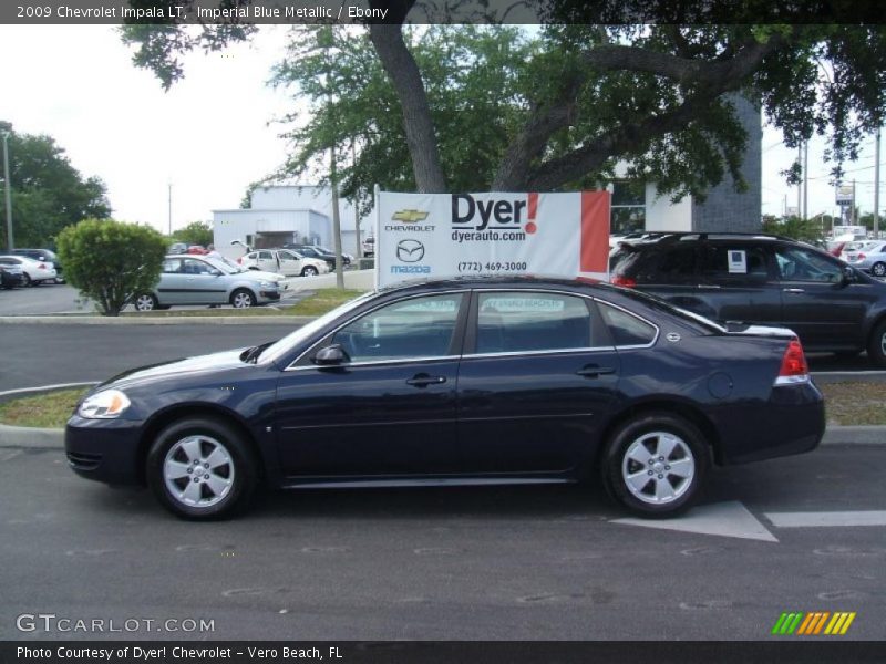 Imperial Blue Metallic / Ebony 2009 Chevrolet Impala LT