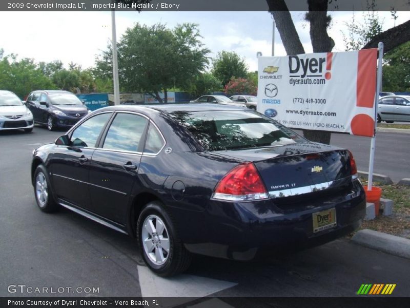 Imperial Blue Metallic / Ebony 2009 Chevrolet Impala LT
