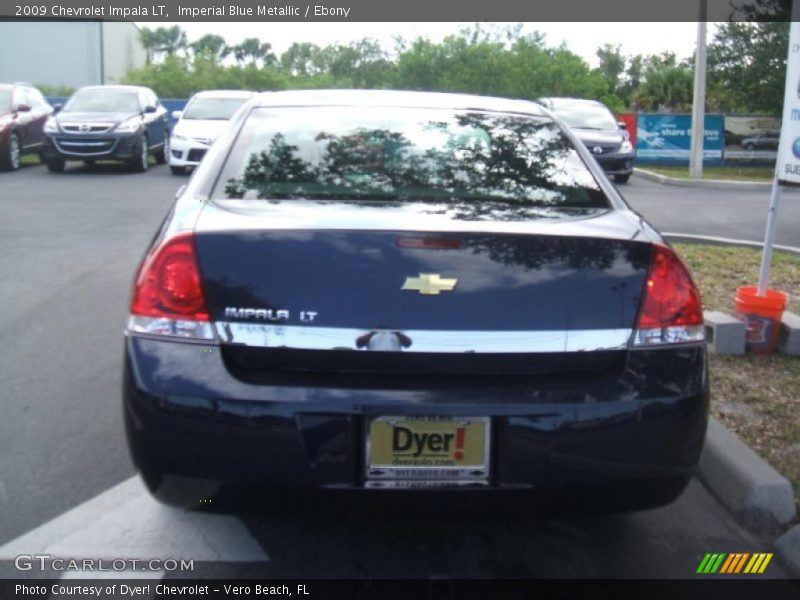 Imperial Blue Metallic / Ebony 2009 Chevrolet Impala LT