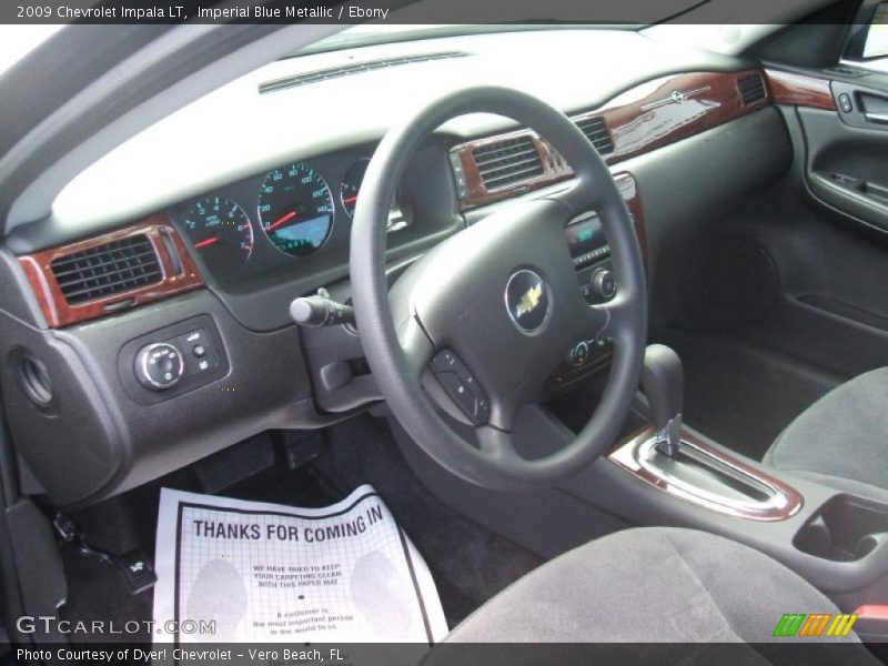 Imperial Blue Metallic / Ebony 2009 Chevrolet Impala LT