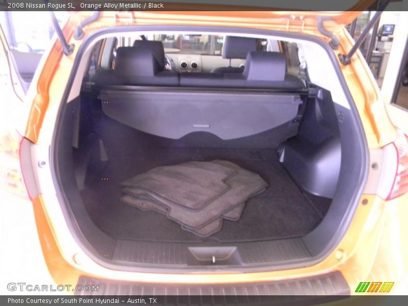 Orange Alloy Metallic / Black 2008 Nissan Rogue SL