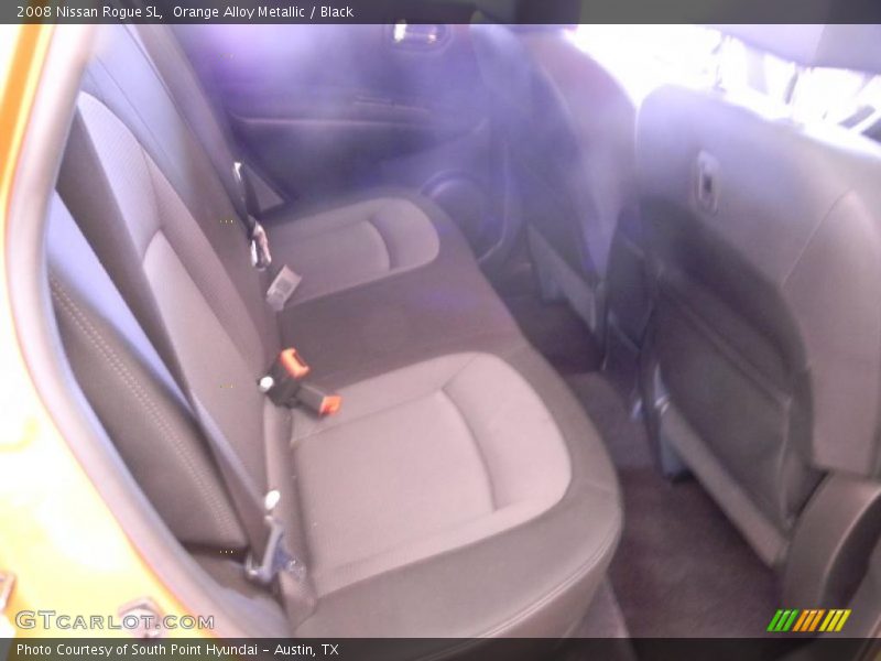 Orange Alloy Metallic / Black 2008 Nissan Rogue SL