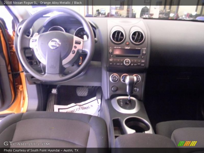 Orange Alloy Metallic / Black 2008 Nissan Rogue SL