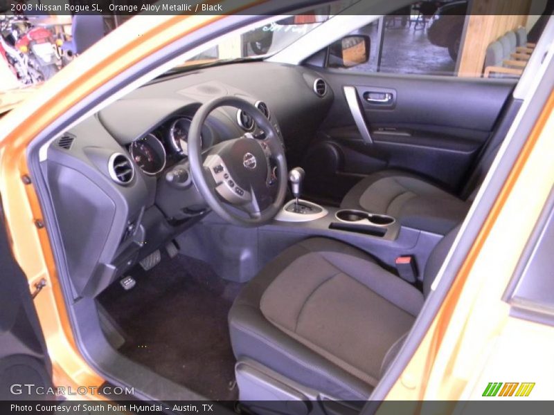 Orange Alloy Metallic / Black 2008 Nissan Rogue SL