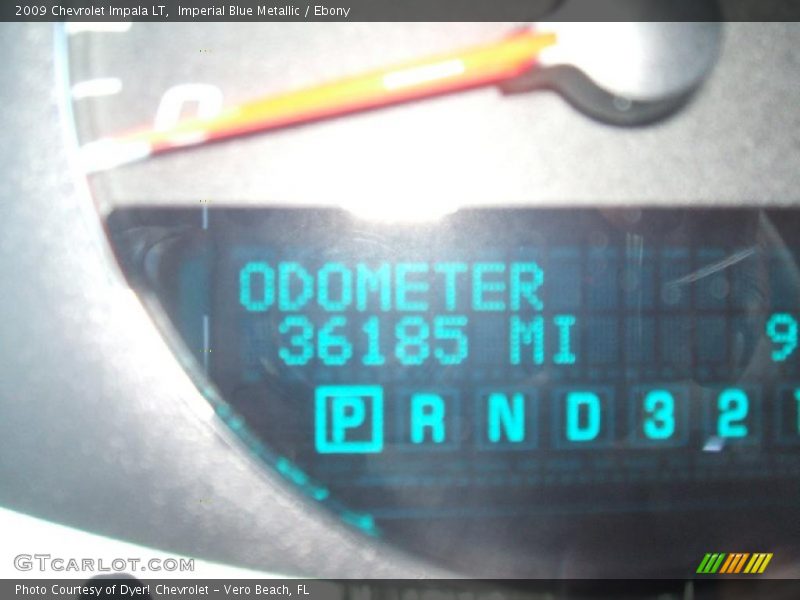 Imperial Blue Metallic / Ebony 2009 Chevrolet Impala LT