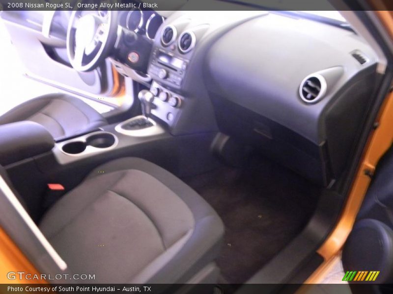 Orange Alloy Metallic / Black 2008 Nissan Rogue SL