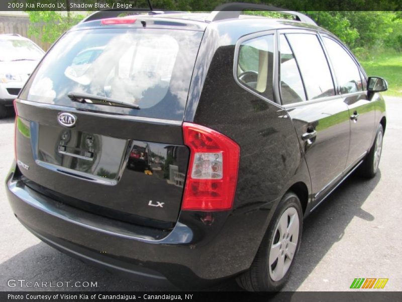Shadow Black / Beige 2009 Kia Rondo LX