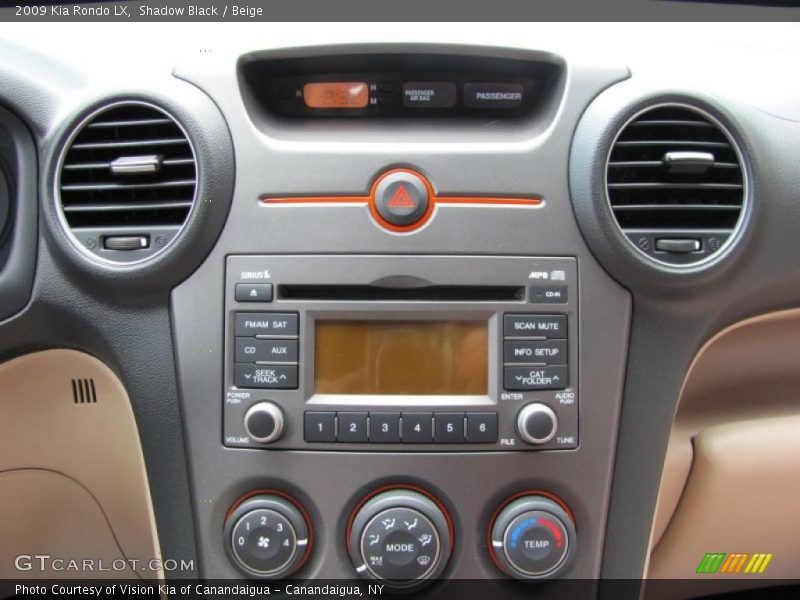 Shadow Black / Beige 2009 Kia Rondo LX