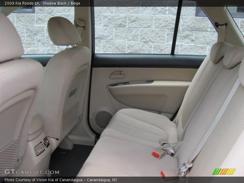 Shadow Black / Beige 2009 Kia Rondo LX
