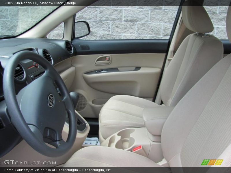 Shadow Black / Beige 2009 Kia Rondo LX