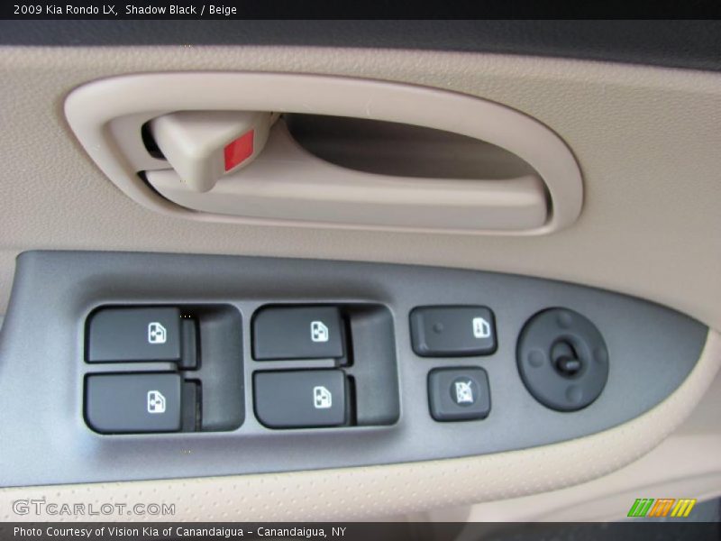 Shadow Black / Beige 2009 Kia Rondo LX
