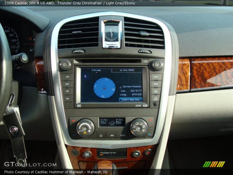 Thunder Gray ChromaFlair / Light Gray/Ebony 2008 Cadillac SRX 4 V8 AWD