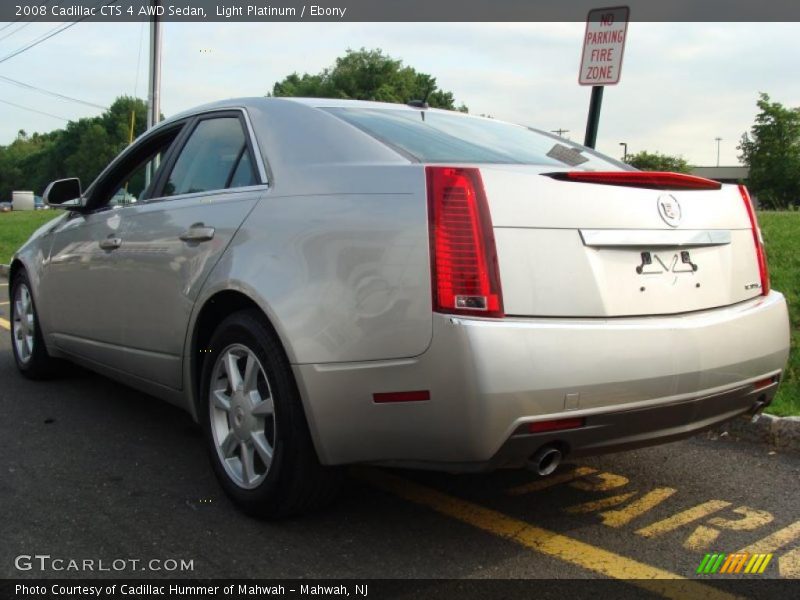 Light Platinum / Ebony 2008 Cadillac CTS 4 AWD Sedan