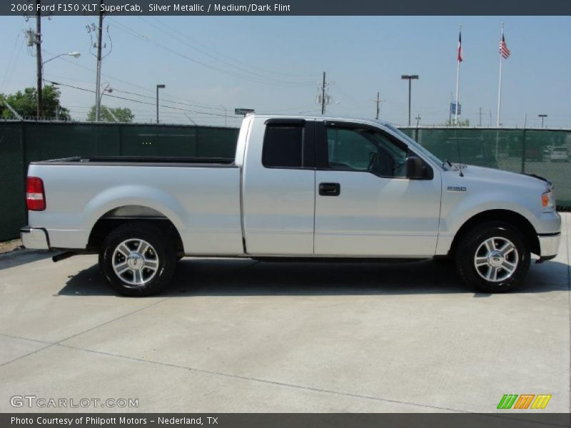 Silver Metallic / Medium/Dark Flint 2006 Ford F150 XLT SuperCab