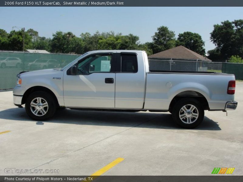 Silver Metallic / Medium/Dark Flint 2006 Ford F150 XLT SuperCab
