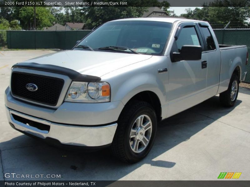 Silver Metallic / Medium/Dark Flint 2006 Ford F150 XLT SuperCab