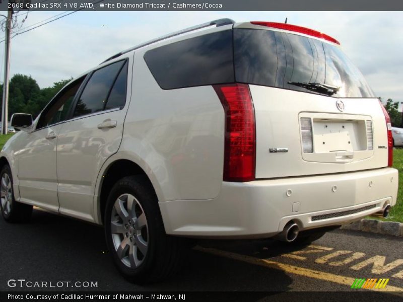 White Diamond Tricoat / Cashmere/Cocoa 2008 Cadillac SRX 4 V8 AWD