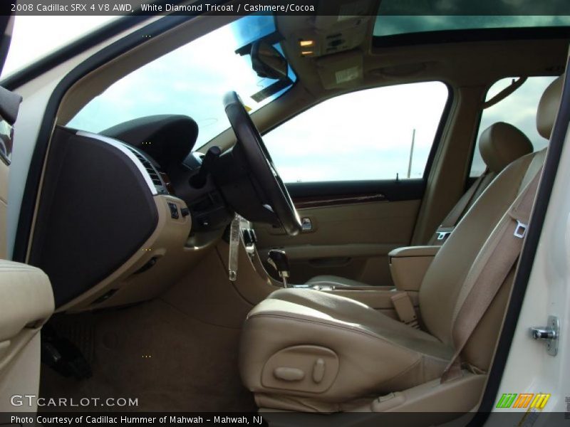 White Diamond Tricoat / Cashmere/Cocoa 2008 Cadillac SRX 4 V8 AWD