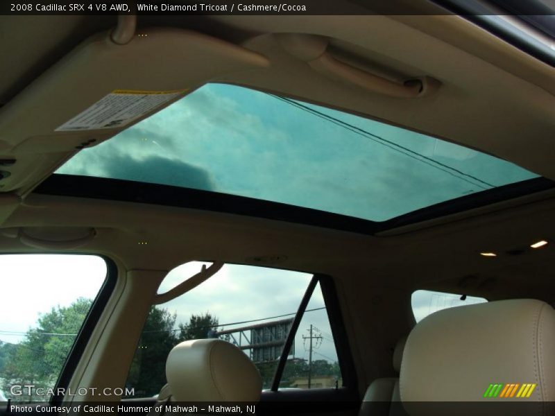 White Diamond Tricoat / Cashmere/Cocoa 2008 Cadillac SRX 4 V8 AWD