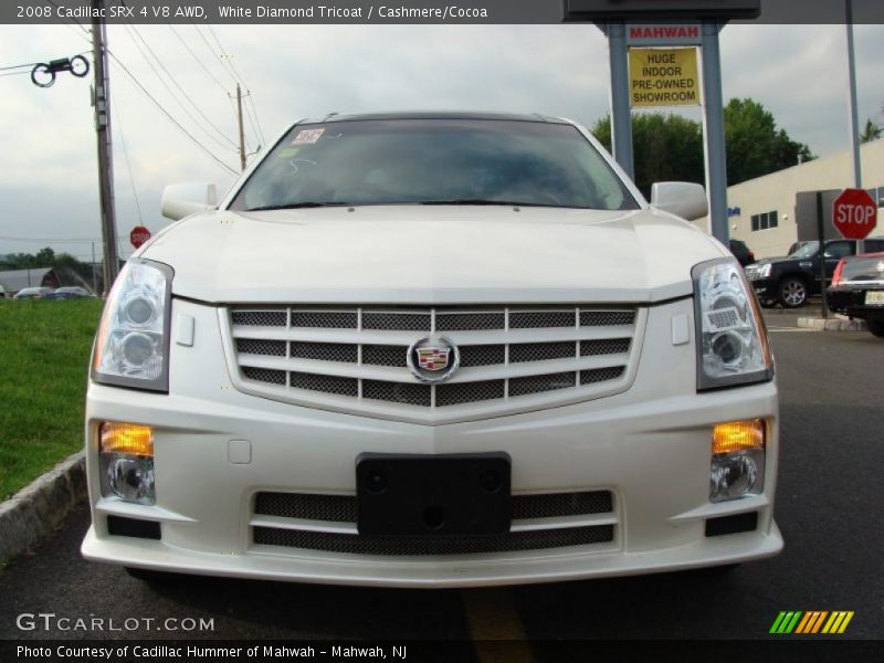 White Diamond Tricoat / Cashmere/Cocoa 2008 Cadillac SRX 4 V8 AWD