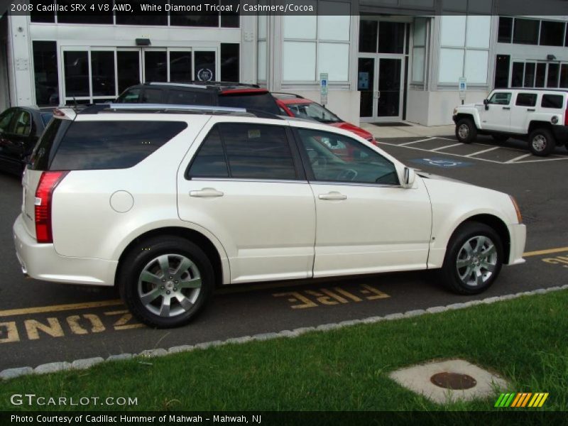 White Diamond Tricoat / Cashmere/Cocoa 2008 Cadillac SRX 4 V8 AWD