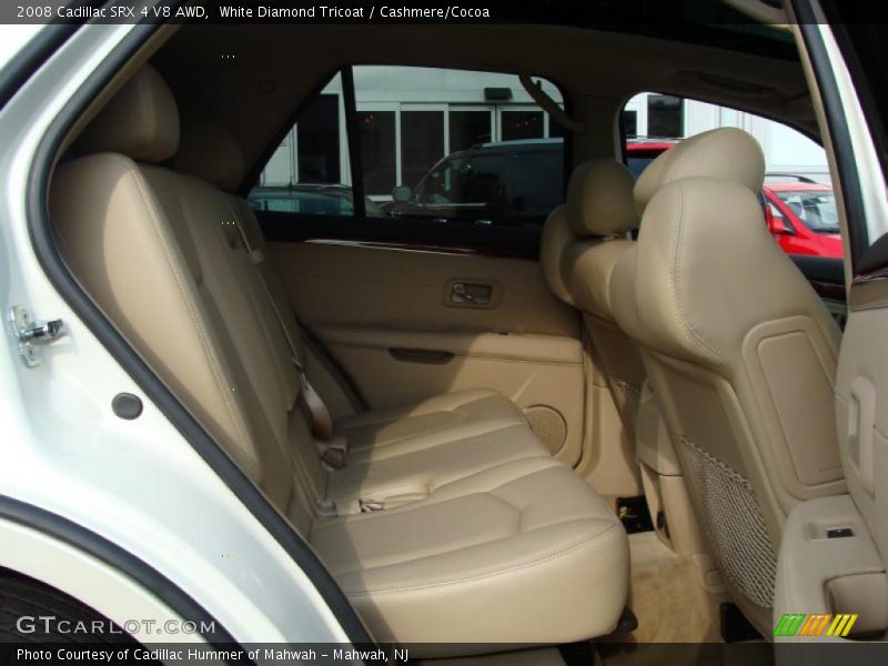 White Diamond Tricoat / Cashmere/Cocoa 2008 Cadillac SRX 4 V8 AWD