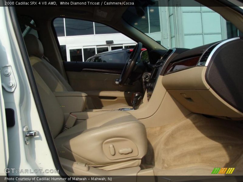 White Diamond Tricoat / Cashmere/Cocoa 2008 Cadillac SRX 4 V8 AWD