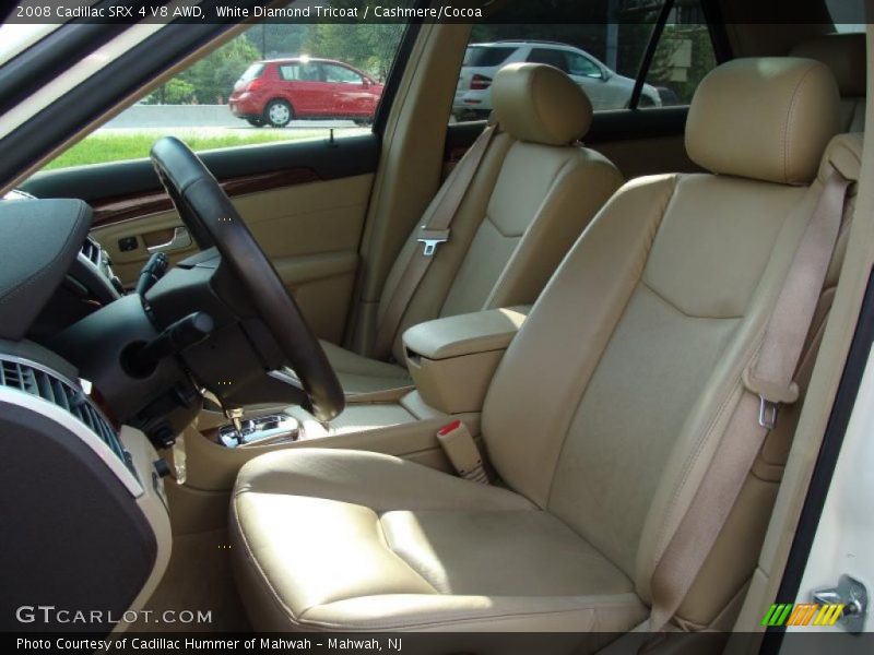 White Diamond Tricoat / Cashmere/Cocoa 2008 Cadillac SRX 4 V8 AWD