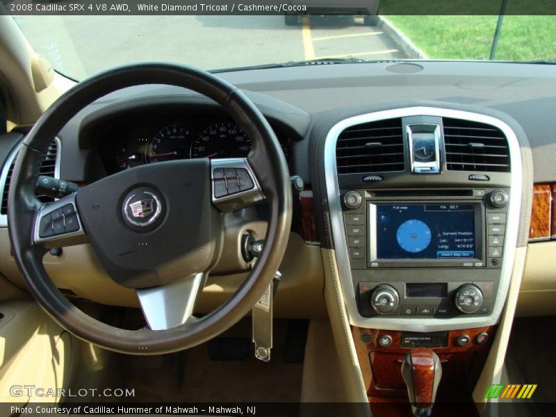 White Diamond Tricoat / Cashmere/Cocoa 2008 Cadillac SRX 4 V8 AWD