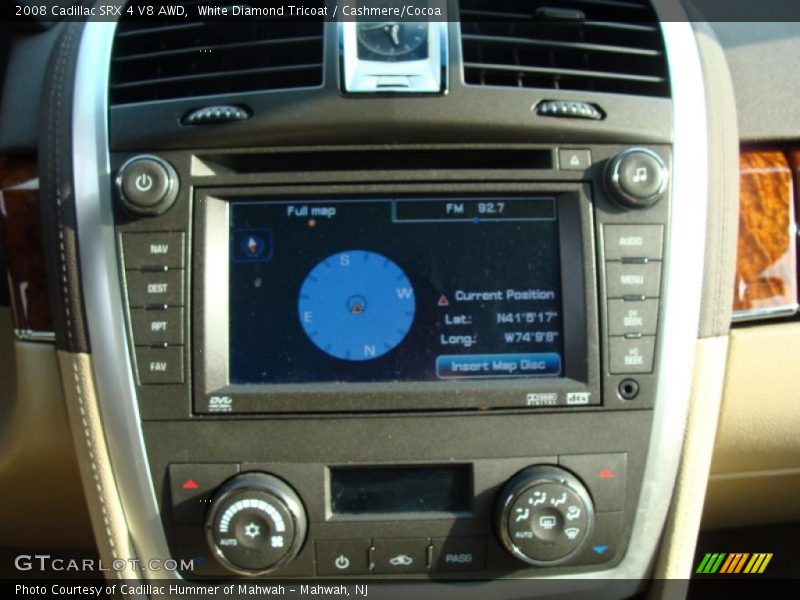 White Diamond Tricoat / Cashmere/Cocoa 2008 Cadillac SRX 4 V8 AWD