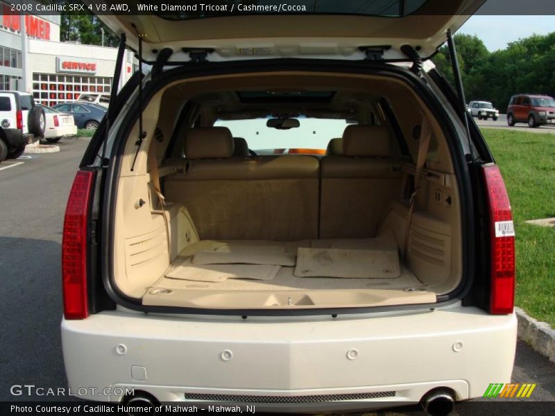 White Diamond Tricoat / Cashmere/Cocoa 2008 Cadillac SRX 4 V8 AWD