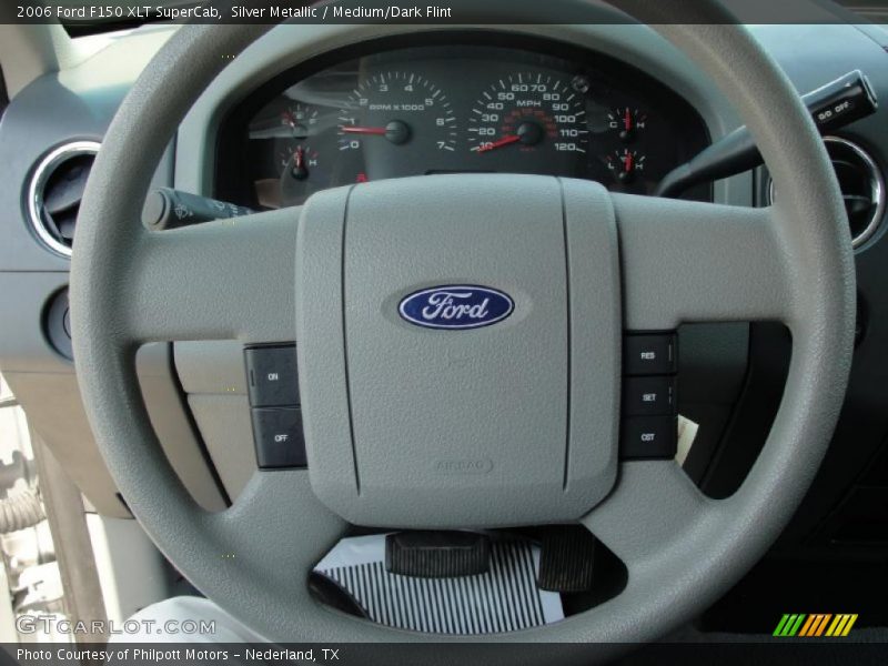 Silver Metallic / Medium/Dark Flint 2006 Ford F150 XLT SuperCab