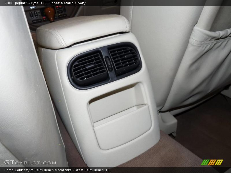 Topaz Metallic / Ivory 2000 Jaguar S-Type 3.0