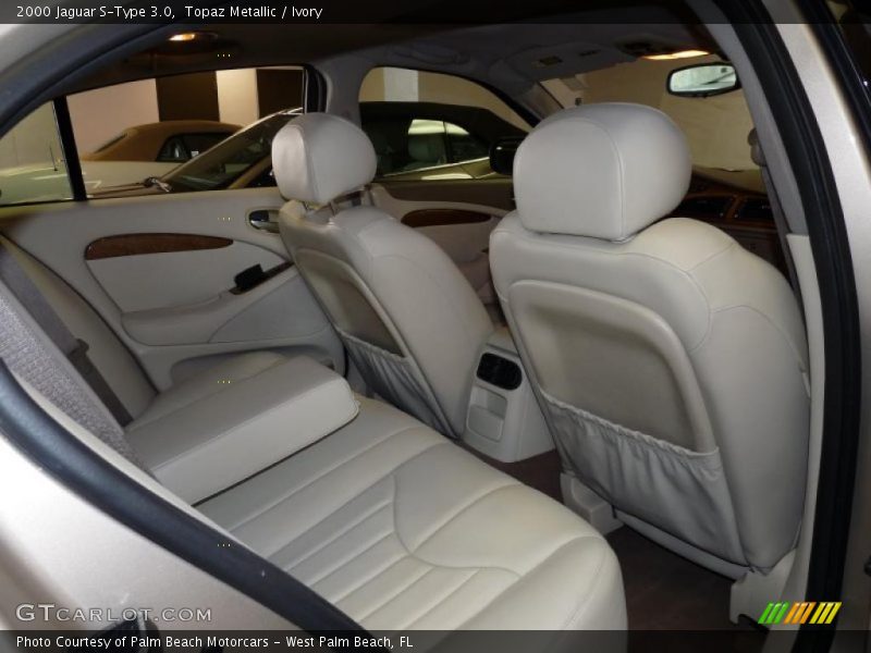 Topaz Metallic / Ivory 2000 Jaguar S-Type 3.0