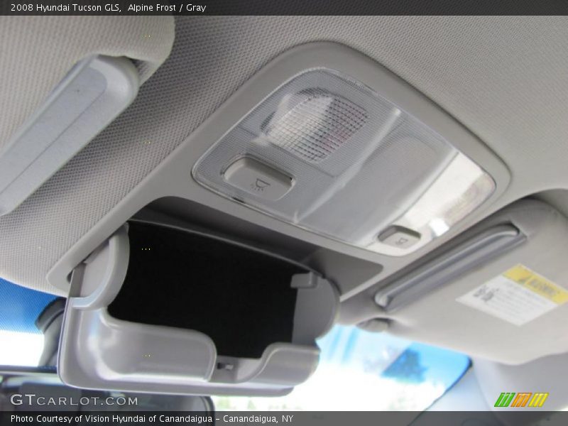 Alpine Frost / Gray 2008 Hyundai Tucson GLS