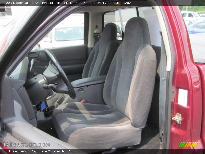 Dark Garnet Red Pearl / Dark Slate Gray 2003 Dodge Dakota SXT Regular Cab 4x4