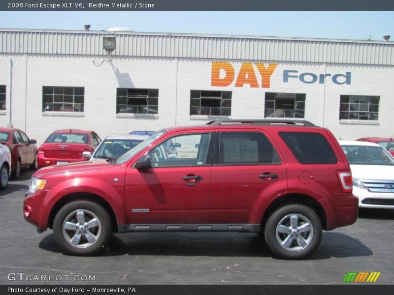 Redfire Metallic / Stone 2008 Ford Escape XLT V6