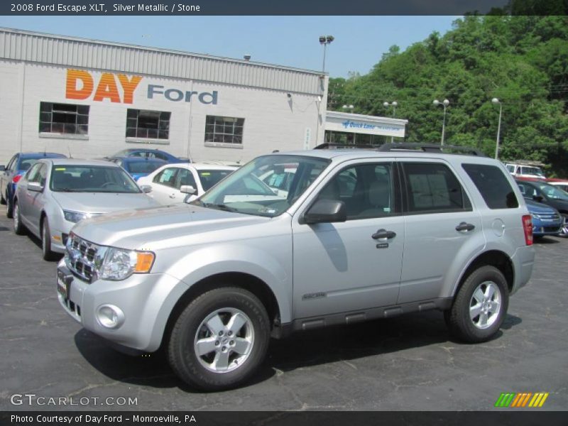Silver Metallic / Stone 2008 Ford Escape XLT