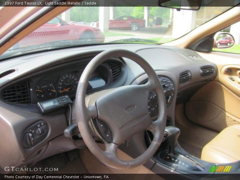 Light Saddle Metallic / Saddle 1997 Ford Taurus LX