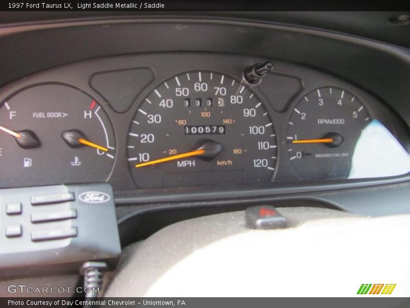 Light Saddle Metallic / Saddle 1997 Ford Taurus LX