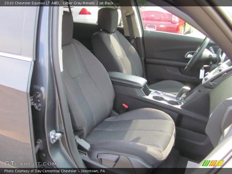 Cyber Gray Metallic / Jet Black 2010 Chevrolet Equinox LT AWD