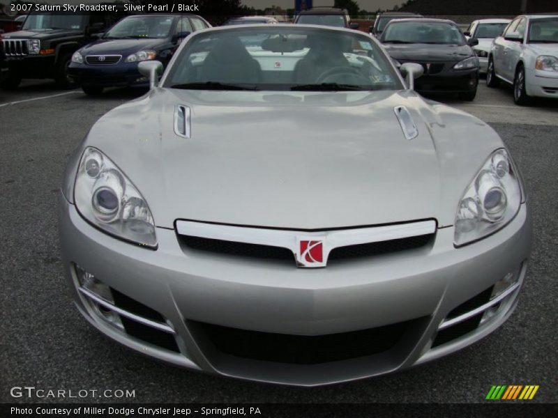 Silver Pearl / Black 2007 Saturn Sky Roadster