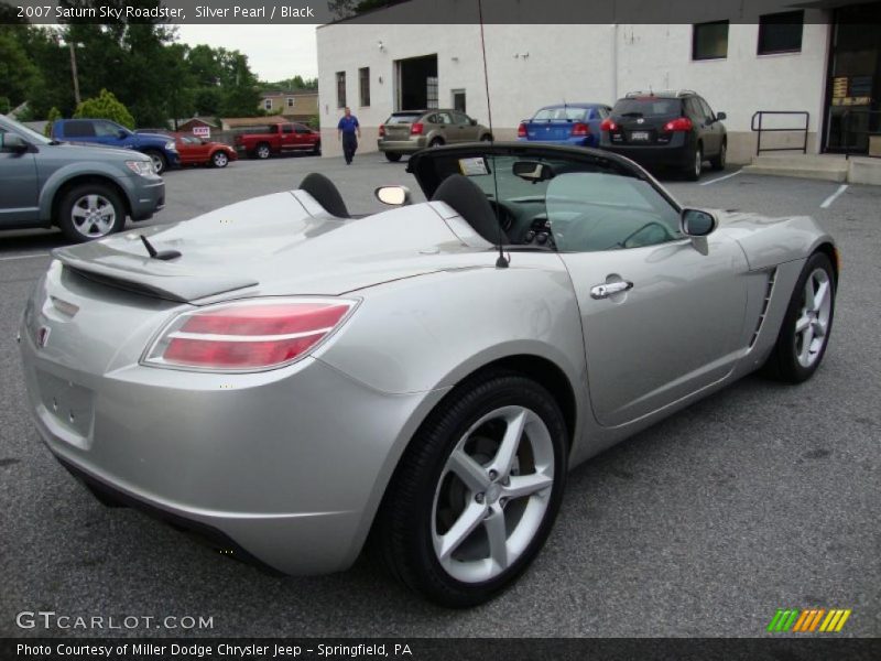 Silver Pearl / Black 2007 Saturn Sky Roadster