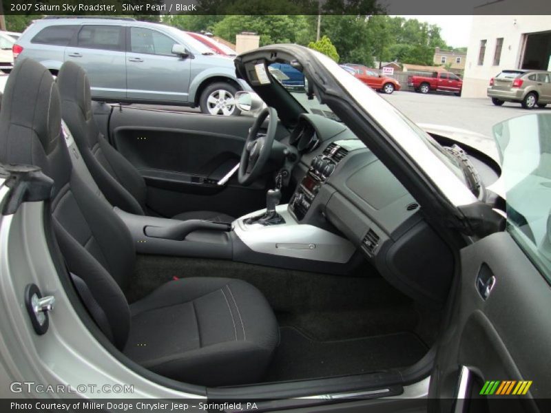 Silver Pearl / Black 2007 Saturn Sky Roadster