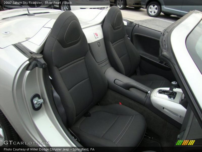Silver Pearl / Black 2007 Saturn Sky Roadster