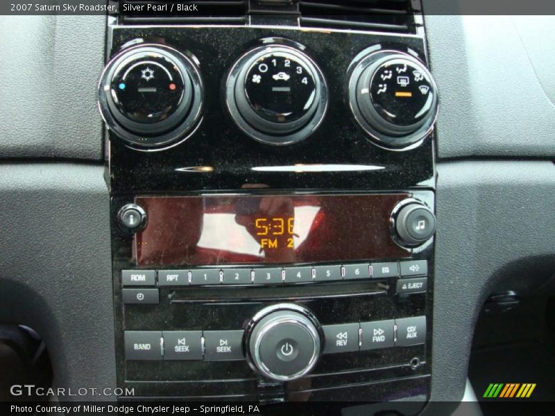 Silver Pearl / Black 2007 Saturn Sky Roadster